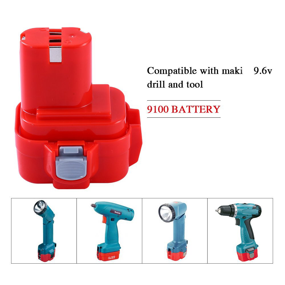 Хит продаж, Аккумуляторная дрель для Makitas 9120 9122 6207D 6260D BMR100 ML903 9,6 в Ач