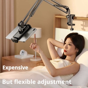 Support de téléphone de bureau avec rotation à 360 degrés, un support de téléphone portable universel adapté aux tablettes et aux smartphones - Product Image 2