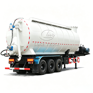 Semirremolque de 3 Ejes para Reciclaje de Polvo Residual, 45 m³, Transporte Neumático por Succión y Descarga al Vacío - Product Image 1