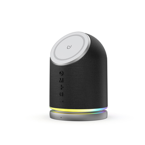 Altavoz Multifuncional Magnético de <span class=keywords><strong>5</strong></span>.3 Pulgadas con Luz Ambiental RGB Colorida, Carga Inalámbrica de 15W, Carcasa de Plástico - Product Image 1