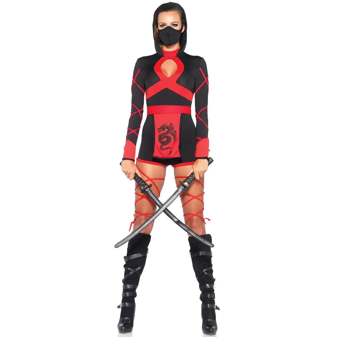 Halloween Bushido Japan Ninja Clothing Sexy Black Ninja Cosplay Costume Halloween Costume Women Sexy