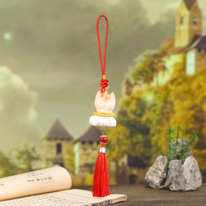 Chất Béo Fufu Phật Tay Vinyl Treo Trang Trí Xe Trang Trí Thiết Kế Sáng Tạo Phim Hoạt Hình Ý Nghĩa Nhà Sản Xuất Bán Buôn - Product Image 4