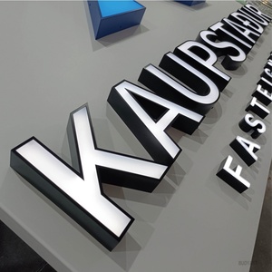Custom Business Store Shop Name Sign Board Outdoor Acrylic Frontlit <b>Letters</b> <b>Led</b> Logo Wall Sign 3d Signage - Product Image 1