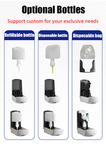 H3 Tự Động Thương Mại 1000Ml Refill Cảm Biến Hồng Ngoại Không Có Cảm Ứng Tay Khử Trùng Dispenser Chất Lỏng Bọt Xà Phòng Dispenser Cho Các Trường Học - Product Image 5