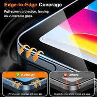 Protection d'écran HD haute transparence pour iPad Apple, anti-chute, compatible avec toutes les séries 13, 10.5, Air et toutes les tailles.