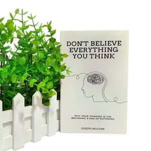 Bán buôn Tùy chỉnh không tin Tất cả mọi thứ bạn nghĩ cuốn sách khám phá lý do tại sao suy nghĩ của bạn là sự khởi đầu và kết thúc của đau khổ - Product Image 5