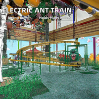 Manèges pour enfants, montagnes russes en acier pour parc extérieur, nouvelle arrivée, train à glissière sur rail à vendre