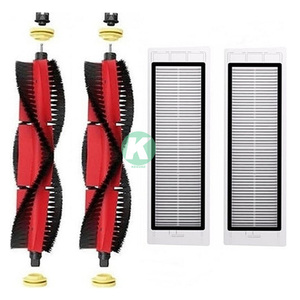 Kits pour Roborock S5 S5 Max <span class=keywords><strong>S6</strong></span> <span class=keywords><strong>Maxv</strong></span> <span class=keywords><strong>S6</strong></span> brosses principales compatibles pures filtres Hepa Xiaomi aspirateur pièces de rechange accessoires - Product Image 1