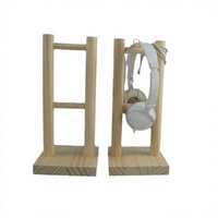 Support pour casque en bois massif, support rond en bois pour casque, support pour écouteurs supra-auriculaires, organisateur de bureau