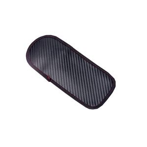 Bolsa de Bloqueo de Señal RFID de Fibra de Carbono y Cuero con Logotipo Personalizado, <span class=keywords><strong>Bloqueador</strong></span> de Señal para Llaves de Auto sin Llave, Estuche para Llaves, Cartera Anti-Robo - Product Image 4