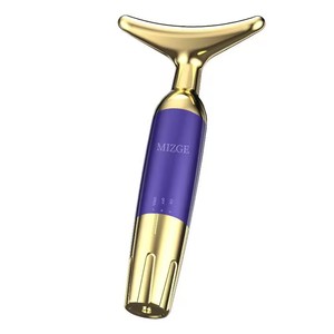 Masajeador de cuello Mizge, dispositivo reafirmante y elevador de rostro y cuello, recargable por USB, color morado - Product Image 5