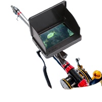 Détecteur de poissons sous-marin portable EYEWA V1 de haute qualité, 20 m, 1000 TVL, étanche IP68, écran LCD 4,3 pouces, caméra à 180 degrés avec 12 LED