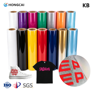 Hongcai personnalisé imprimé plaque épaisse Silicone <span class=keywords><strong>transfert</strong></span> de chaleur Film PU vinyle rouleau pour les applications de vêtements - Product Image 1