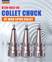 Portaherramientas de pinza BT30 ER32 de 60 mm de longitud, portaherramientas de fresado CNC de precisión para pinza de resorte ER32