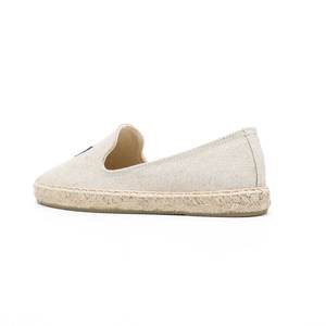 Sepatu Espadrilles Wanita Sol TPR, Kanvas Bernapas, Midsole Rami, Bordir, Slip-On, Flat Kasual, Musim Semi Musim Panas, Pantai, Loafers - Product Image 6