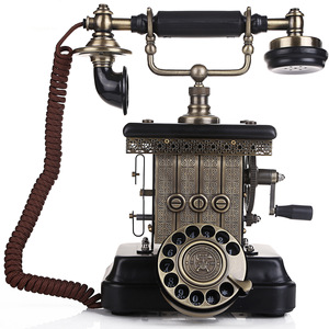 <span class=keywords><strong>Paramount</strong></span> Retro Metal Dial giratorio Teléfono Muebles para el hogar Regalos <span class=keywords><strong>de</strong></span> negocios para fotografía y accesorios <span class=keywords><strong>de</strong></span> línea fija vintage Tel - Product Image 1