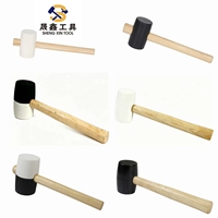 Marteau en caoutchouc, marteau à clous, marteau de machiniste, double couleur, amortissement, multifonctionnel, OEM, durable, qualité industrielle, TPR, fibre de verre texturée