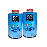 Peinture acrylique 2K transparente pour voiture Revêtement liquide acrylique pour l'application de peinture en aérosol Finition automobile