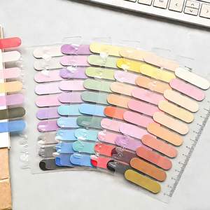 ชุดแท็บโน้ตแบบติดเอง 10 สีพาสเทล/สีอ่อน สำหรับทำเครื่องหมายหน้ากระดาษ ใช้ในสำนักงาน โรงเรียน สำหรับทำเครื่องหมายเอกสารและสมุดบันทึก - Product Image 6