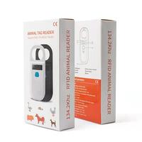 Lector de Microchip RFID Portátil para Animales JCTag FDX-B, Escáner para Perros, Material ABS, Distancia de Lectura de 3-5 cm, 256 Registros