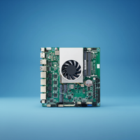 Carte mère industrielle robuste à triple écran intégré, alimentation directe usine, max 32 Go DDR3L, double LAN Gigabit, RS232 COM