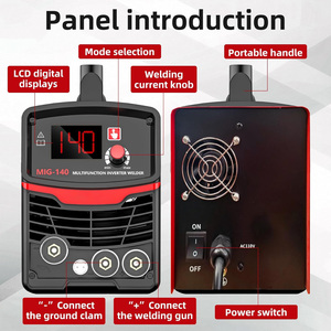 Soudeuse 3 en 1 Arc <span class=keywords><strong>TIG</strong></span> MIG 120A 220V sans gaz, machine à souder MIG à inverseur pour les amateurs de bricolage - Product Image 4