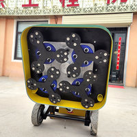 Meuleuse à béton et polisseuse à terrazzo automatique à fréquence variable haute efficacité pour sols humides et secs 7500W