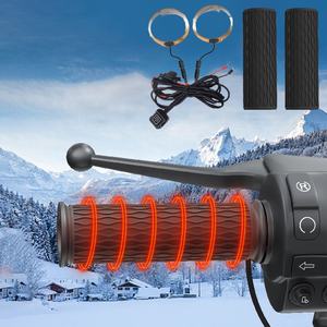 ปลอกแฮนด์มอเตอร์ไซค์แบบมีระบบทำความร้อนคุณภาพสูง 5 ระดับ ทำจากยางซิลิโคน - Product Image 1