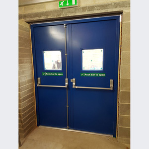 Nhà cung cấp Trung Quốc Chất lượng cao lửa đánh giá bên ngoài an ninh thép cửa an toàn công nghiệp cửa cho thoát hiểm khẩn cấp trên bán - Product Image 6