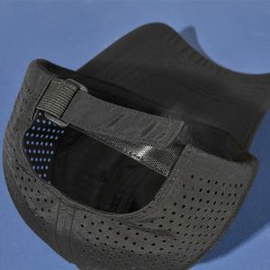 Casquettes de baseball personnalisées, douces au toucher, respirantes, en polyester, découpées au laser, casquettes de sport - Product Image 6