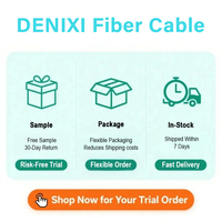 Câble à fibre optique extérieur ignifuge DENIXI ODM/OEM GYFTZY/GYFTZY63 Tambour à fibre optique