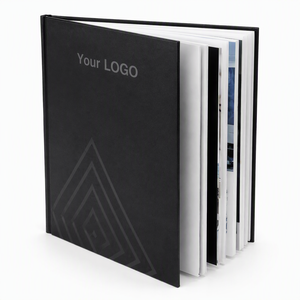 Libro Fotografico Personalizzato con Copertina Quadrata Nera Opaca, Pagine in Cartoncino Spesso a Colori, Logo Personalizzato - Product Image 1
