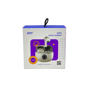 Tùy chỉnh in ngân hàng điện không dây giấy bao bì Tai nghe Tai nghe hộp từ tính với móc áo - Product Image 5