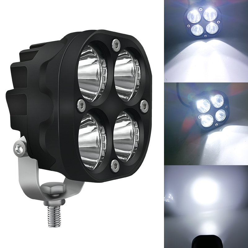 4 LED BLANC
