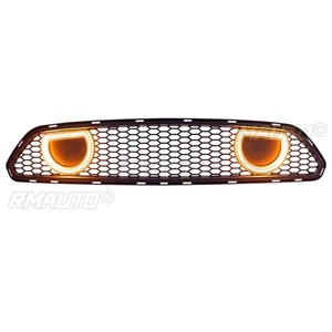 Pour Ford Mustang 2015-2017 : Kit de carrosserie avec calandre de pare-chocs LED décorative et calandre avant LED, pièce extérieure - Product Image 4