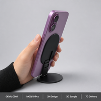 Support pliable triple réglable multi-angles en alliage d'aluminium haut de gamme FGX X39 pour téléphones portables, tablettes et consoles