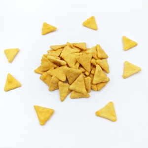 Triangles de maïs fourrés au <span class=keywords><strong>fromage</strong></span>, Senbei croustillants sans gluten, en vrac, OEM, avec certifications HALAL, BRC, KOSHER - Product Image 3