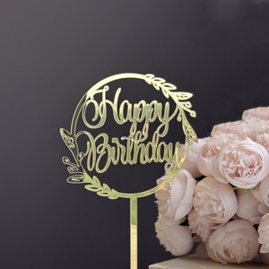 Decorazione per <span class=keywords><strong>Torta</strong></span> <span class=keywords><strong>di</strong></span> <span class=keywords><strong>Compleanno</strong></span> a Forma <span class=keywords><strong>di</strong></span> Lettera in Acrilico Ecologico Riutilizzabile, Accessori per Torte - Product Image 4