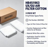 Filtre à air en coton HB451963 UX/GU, ensemble de 2 pièces, pièces détachées pour imprimante H Cij