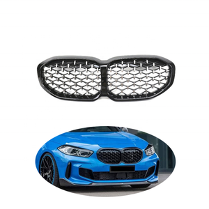 Pour <span class=keywords><strong>BMW</strong></span> <span class=keywords><strong>Calandre</strong></span> Avant Série <span class=keywords><strong>1</strong></span> F40 Diamant Noir Brillant/<span class=keywords><strong>Chrome</strong></span> 2020 + - Product Image 1