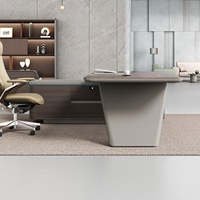 Tavolo da lavoro in legno moderno popolare ufficio Ceo direttore capo direttore legno scrivania Executive