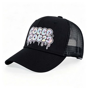 หมวกแก๊ปตาข่าย 5 ชิ้น ขายส่ง สีเขียวล้วน หมวก Trucker ปักโลโก้แบบมืออาชีพ หมวก Trucker ผ้า Suede ขายส่ง - Product Image 3