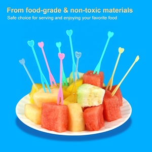 <span class=keywords><strong>Mini</strong></span> Phim Hoạt Hình Torune Bento Dùng Một Lần Flatware Bộ Thân Thiện Với Môi Bền Vững Nhựa <span class=keywords><strong>Fork</strong></span> Picks Cho Trẻ em' Đồ Ăn Nhẹ Món Tráng Miệng - Product Image 5