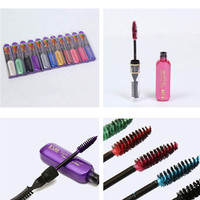 Peigne à craie pour cheveux, 10 couleurs, teinture temporaire pour cheveux, Mascara pour filles, enfants, craie de couleur lavable pour fête d'anniversaire