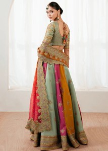 Lehenga Choli de Luxe pour Mariage et Cérémonies Spéciales – Tenue Ethnique Brodée de Créateur pour Femmes - Product Image 2