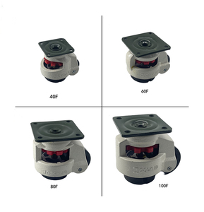 China Caster Fabricante MSR11-1012 100F Nivelamento Castor Caster Foot Master Casters - Product Image 1