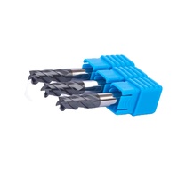 Outils de coupe CNC en carbure de tungstène, 4 cannelures, carrées, plates, de longueur, comme le japon coréen fabriqué en chine, HRC45