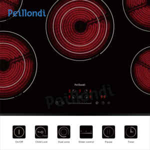 CE CB UKCA RoSH 8700W control táctil 5 quemadores zona grande <span class=keywords><strong>para</strong></span> paella española vitrocerámica incorporada estufa eléctrica vitrocerámica - Product Image 4