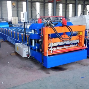 840 Tự Động <span class=keywords><strong>Pro</strong></span> Sườn Tráng Men Ngói Kim Loại Làm Cách Nhấn Bảng Điều Chỉnh Ibr CuộN Cựu Hình Thành Máy Cho Ppgi Mái - Product Image 6