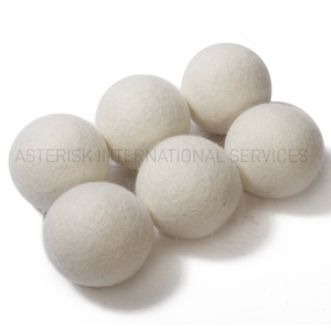 Zhtiigruv — boules de linge en laine faits main, 6 pièces, paquet de 6 XL en tissu naturel réutilisable, soulage les rides des vêtements - Product Image 2